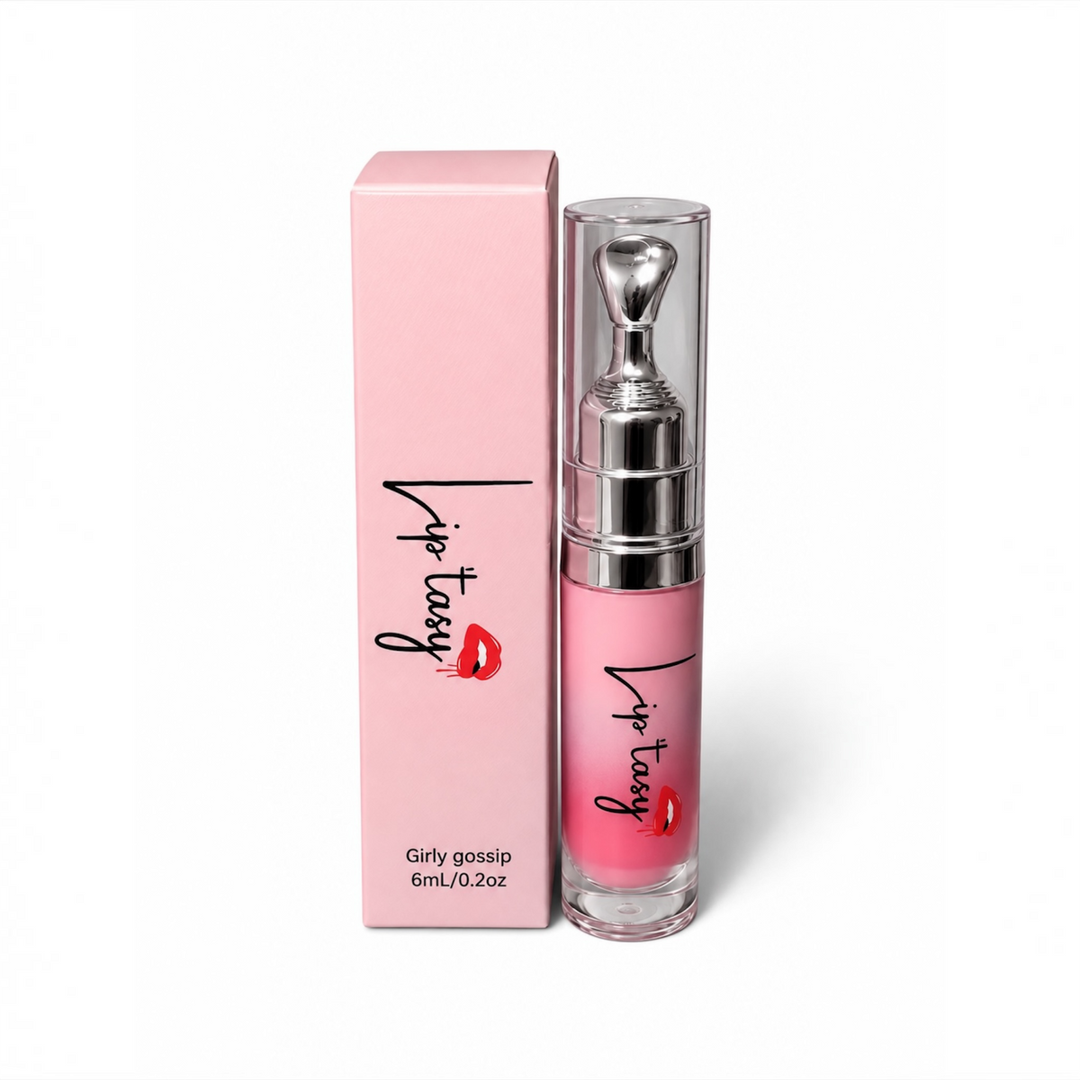 Girly Gossip — Soft Blush Pink (SPF Peptide Lip Gloss)
