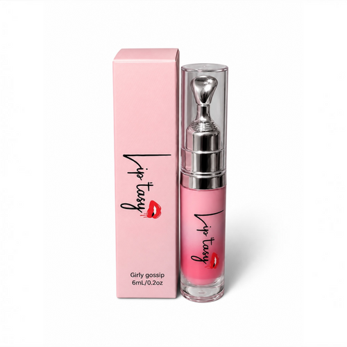 Girly Gossip — Soft Blush Pink (SPF Peptide Lip Gloss)